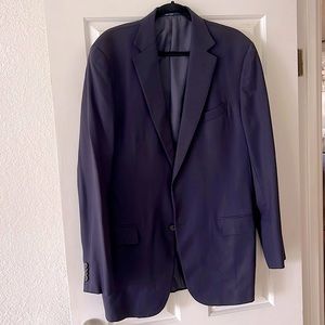 Ermenegildo Zenga Mens Navy Sport Coat. 54 Long